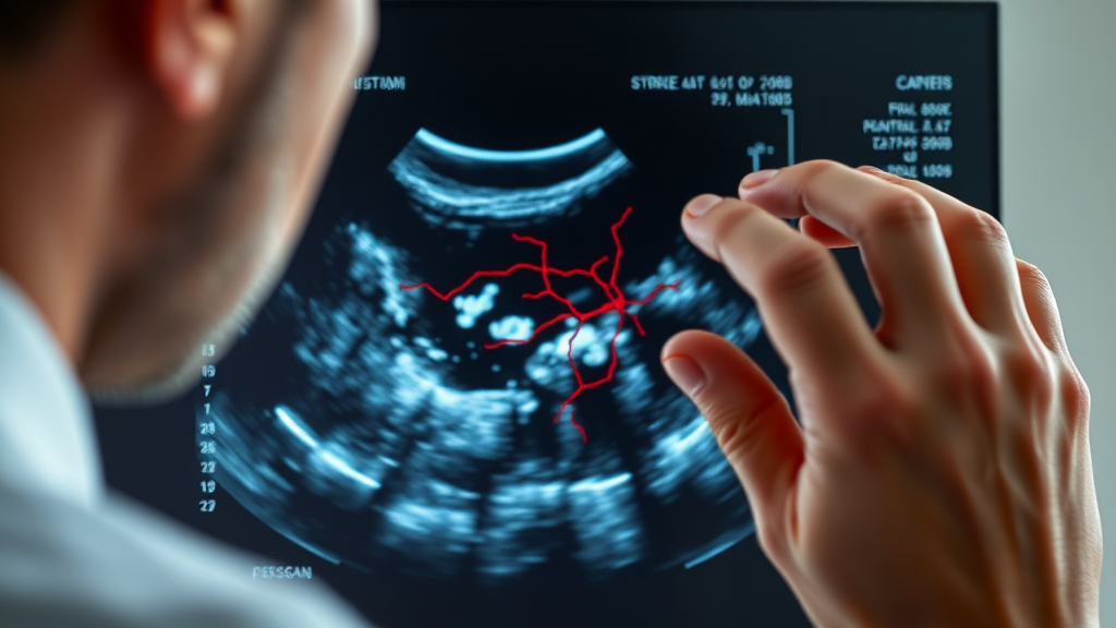 경동맥 초음파 검사, 왜 필요할까? (realistic 스타일)