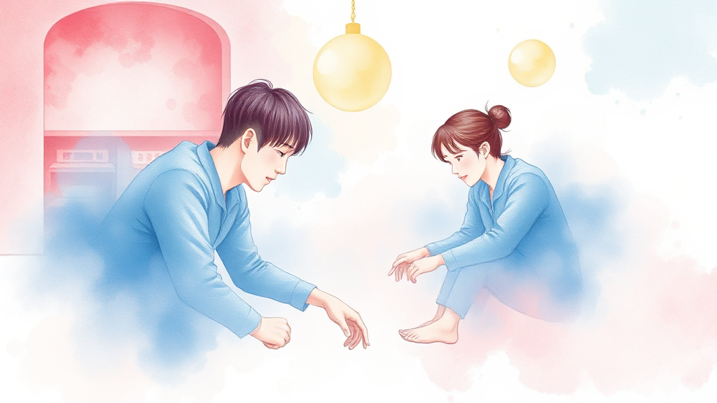 체험존 및 현장 구성 (watercolor 스타일)