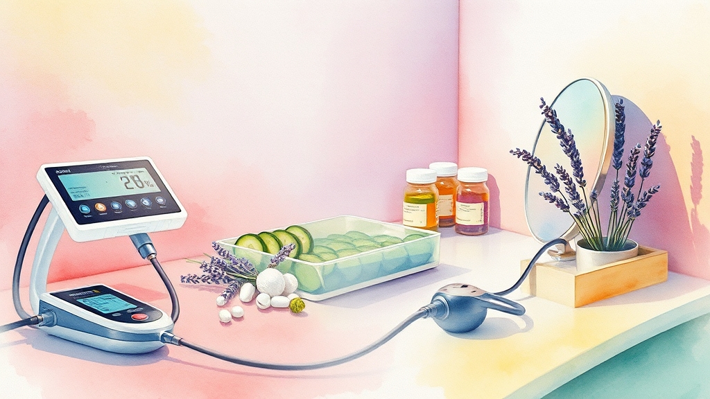 편도결석 제거 방법 (watercolor 스타일)