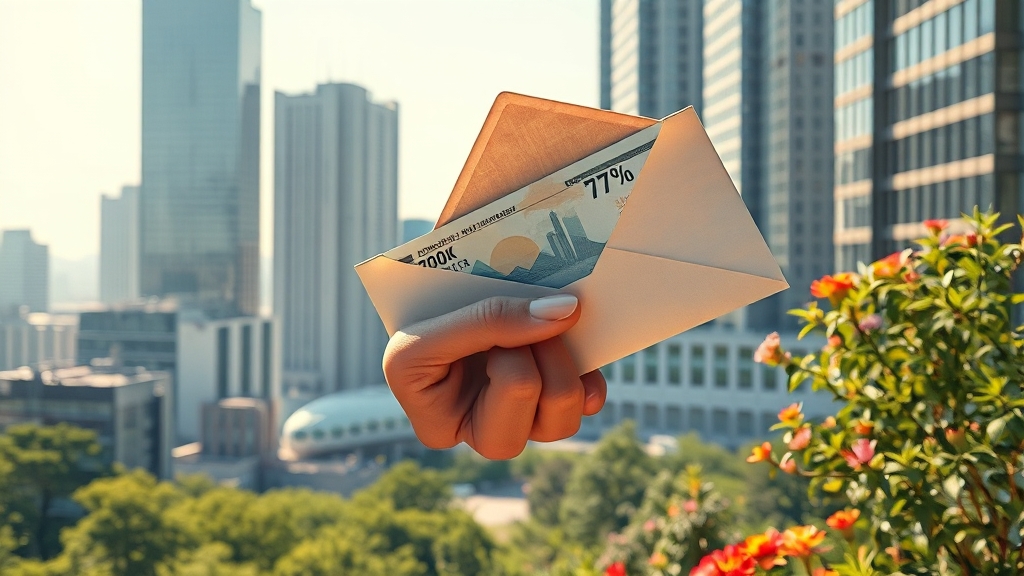 배당 재개, 얼마나 받을까? (realistic 스타일)