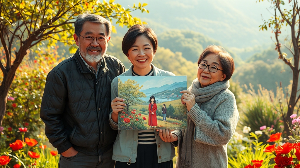 경제력과 가족 사랑 (realistic 스타일)