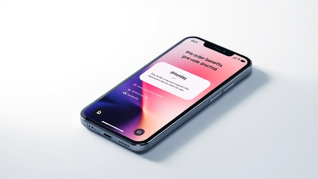 아이폰 17 사전예약 꿀팁 (realistic 스타일)