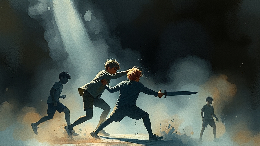 넷플릭스 한국 TOP 5 (watercolor 스타일)