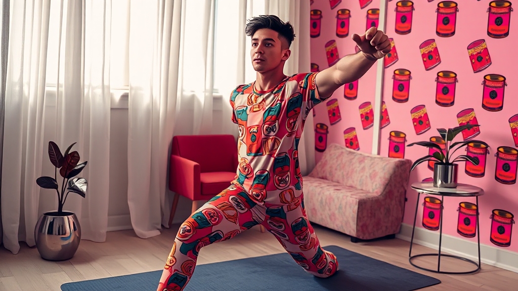 집에서 하는 자가 관리법 (popart 스타일)