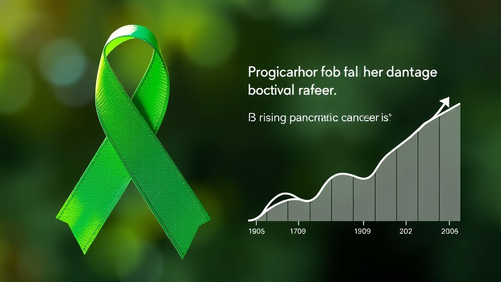 췌장암 생존율 최신 통계 (realistic 스타일)