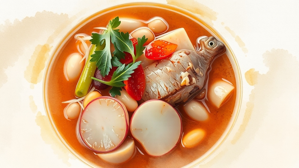 맛을 더하는 부재료 팁 (watercolor 스타일)