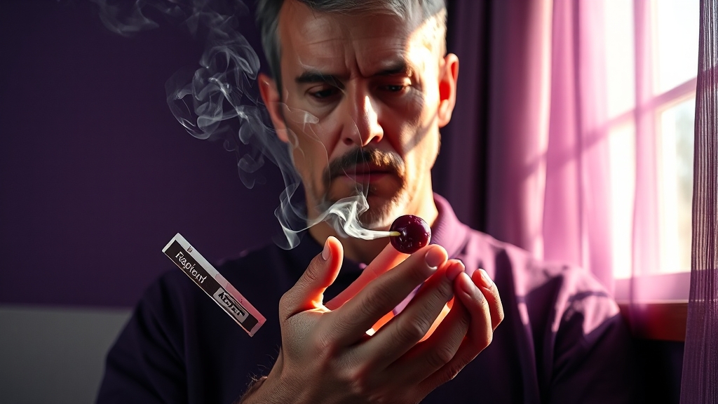 미스틱 퍼플 첫인상 (realistic 스타일)