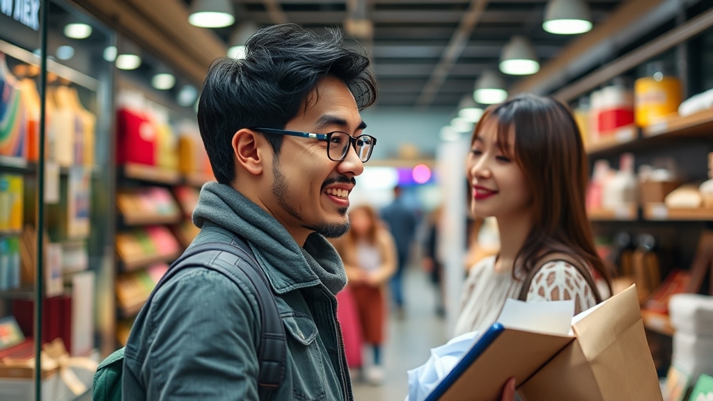 스마트한 구매 가이드 (realistic 스타일)