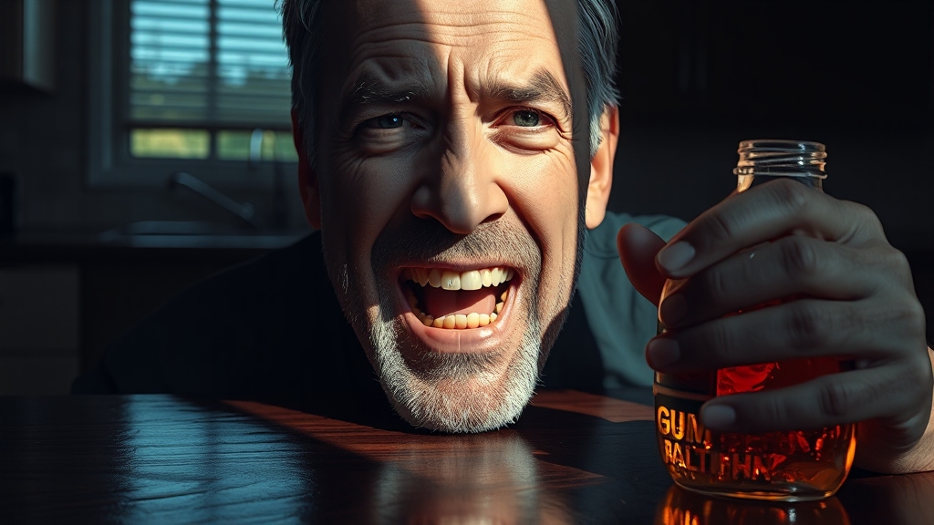 잇몸 내려앉음의 문제점 (realistic 스타일)