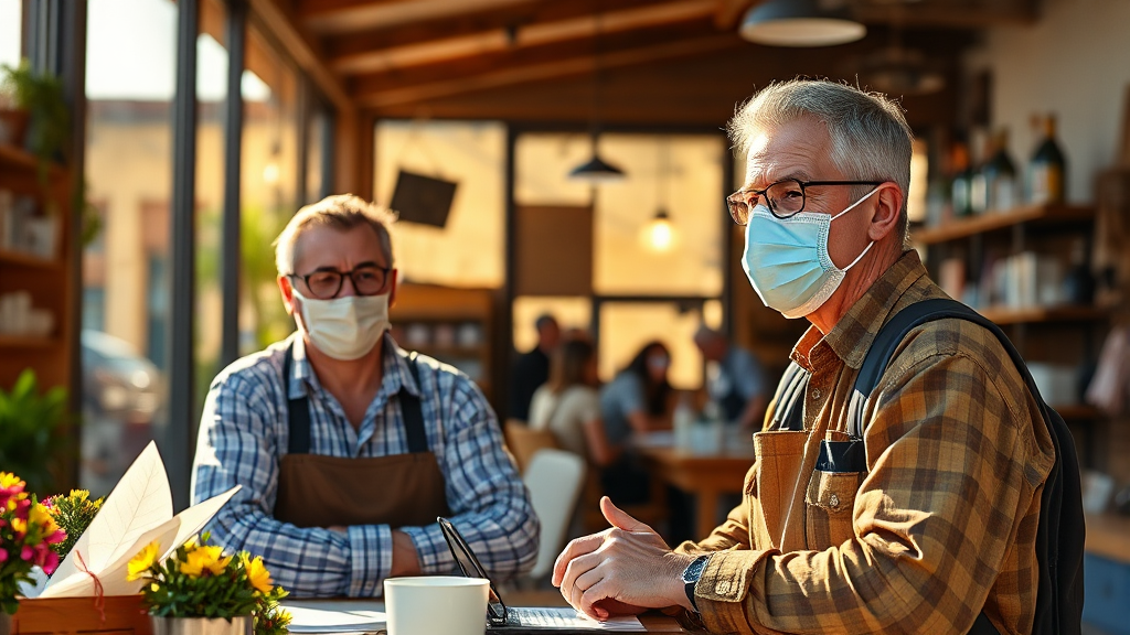 새출발기금, 누가 지원받을 수 있나요? (realistic 스타일)