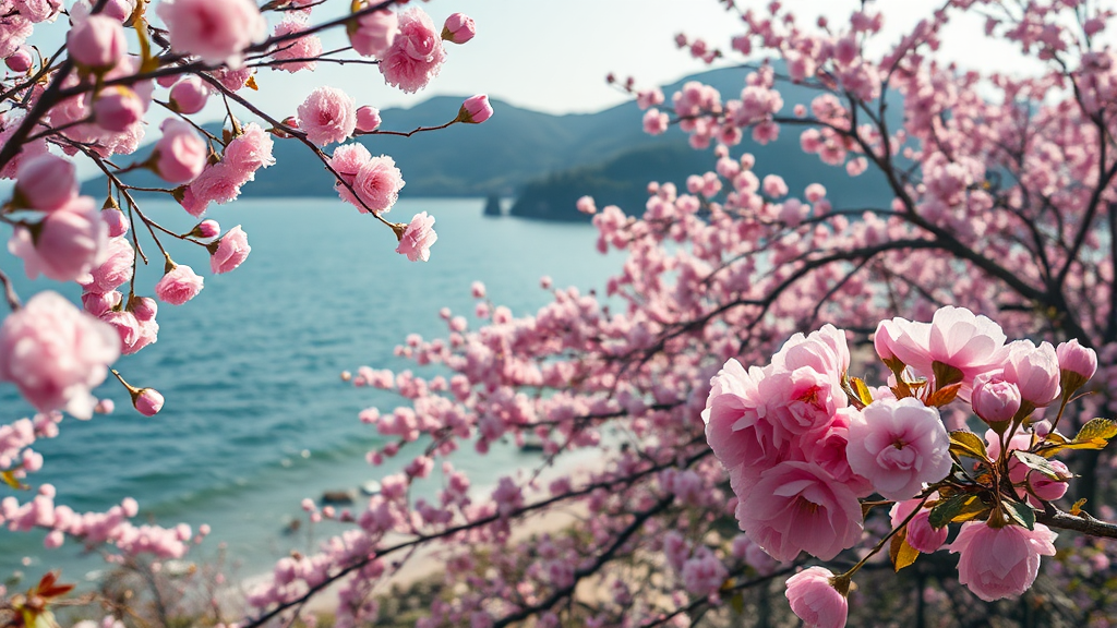 마산 벚꽃 시즌, 주변 가볼 만한 곳 (realistic 스타일)