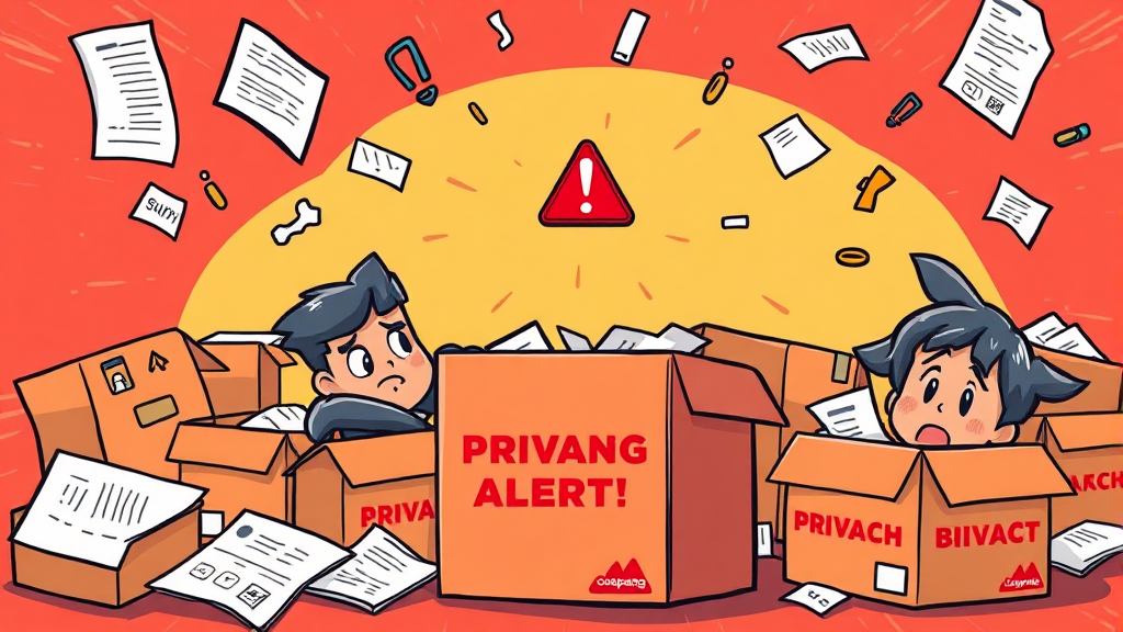 쿠팡 유출 사고 관련 정보 (cartoon 스타일)