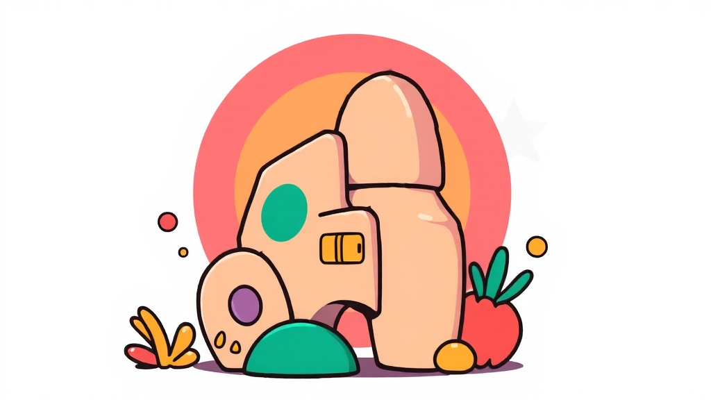 M5 칩: 아이패드 프로의 미래 (cartoon 스타일)