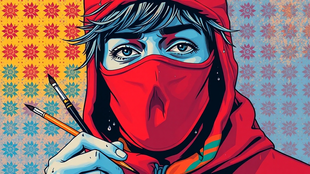 구안와사란 무엇일까요? (popart 스타일)