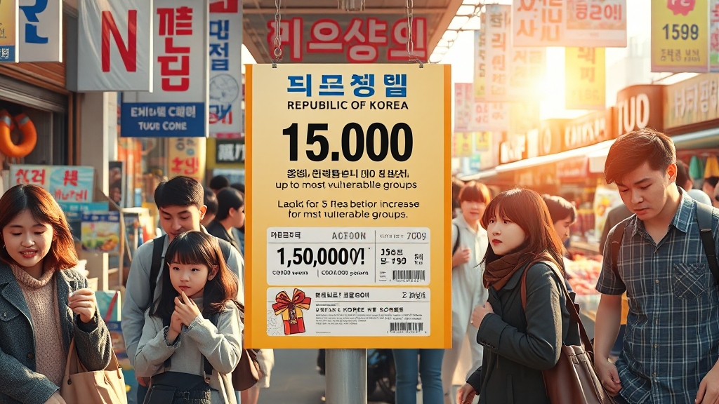 소비쿠폰 정책 개요 (realistic 스타일)