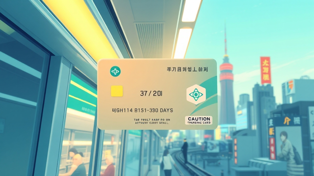 기후동행카드 사용 시 주의사항 (illustration 스타일)