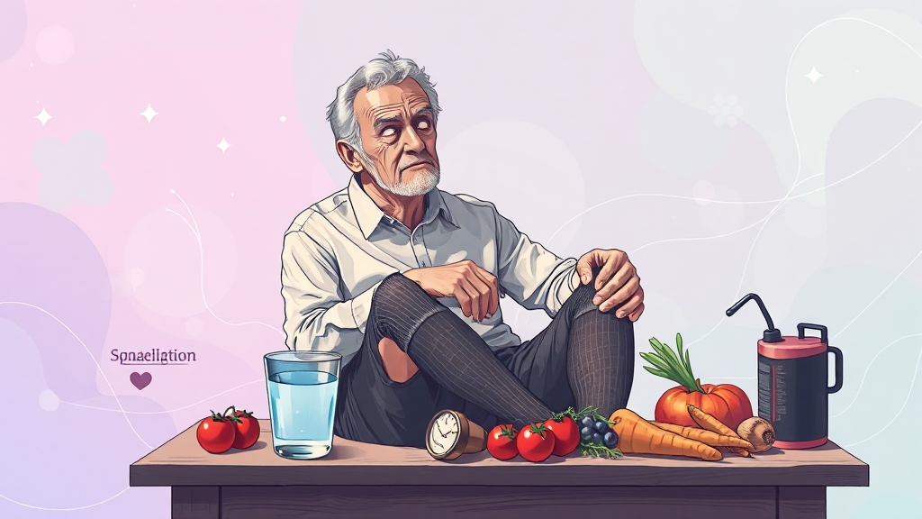 기립성 저혈압: 원인, 증상, 관리 (illustration 스타일)