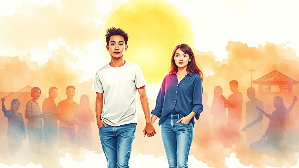 다른 복지 제도와 비교 (watercolor 스타일)