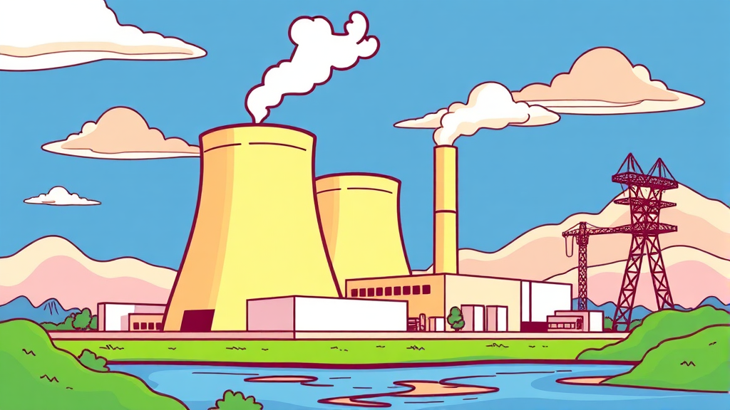 한전기술 기업 개요 및 최근 주가 흐름 분석 (cartoon 스타일)