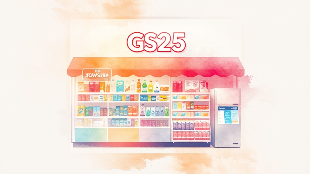 GS25 반값택배란? (watercolor 스타일)