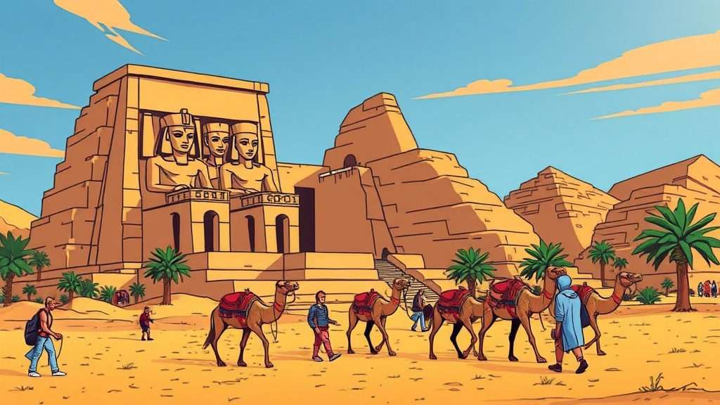 여행 전 필수 정보 (cartoon 스타일)