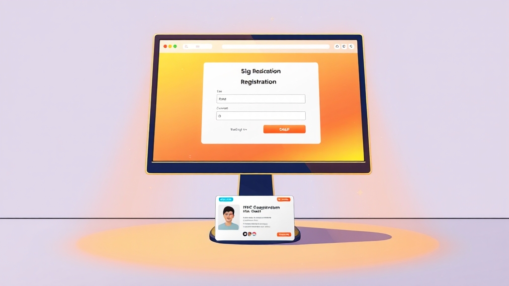 ITQ 시험 접수 방법 (illustration 스타일)