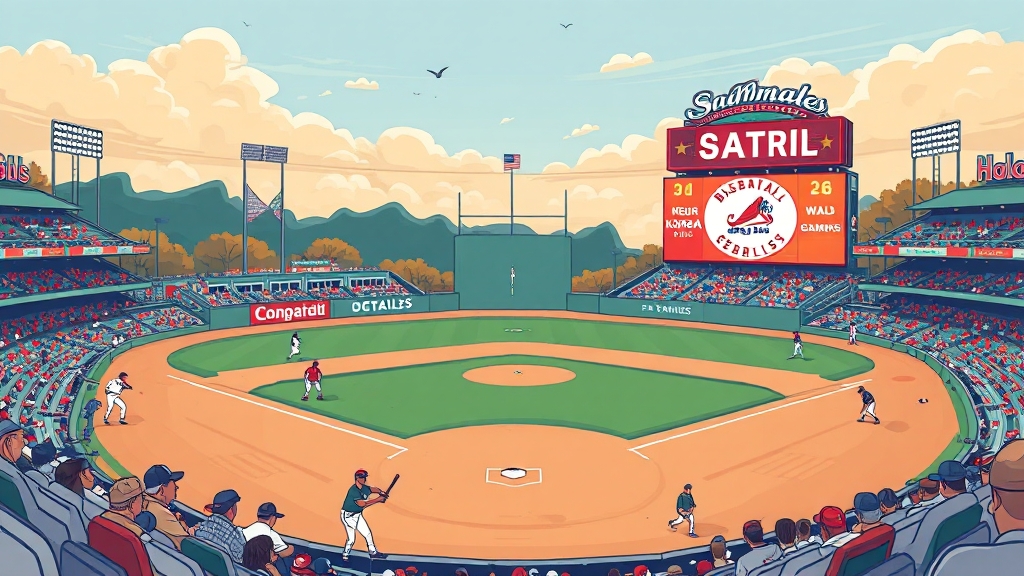 포스트시즌 일정 미리보기 (cartoon 스타일)