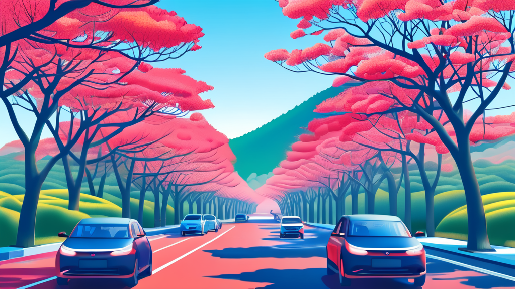 축제 즐기기 위한 필수 정보: 주차 및 대중교통 완벽 가이드 (illustration 스타일)