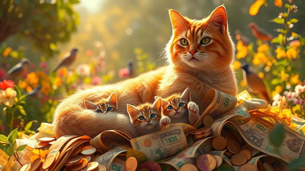 고양이 행동별 꿈 해몽 (realistic 스타일)