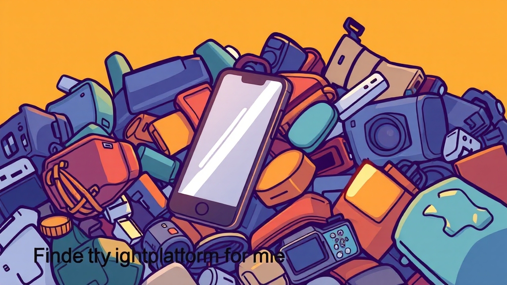 나에게 맞는 플랫폼 찾기 (cartoon 스타일)