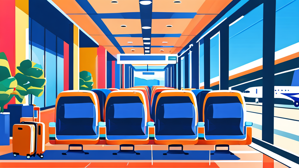 인천공항 리무진 버스, 이것만 알면 편안하게 이용 가능! (cartoon 스타일)