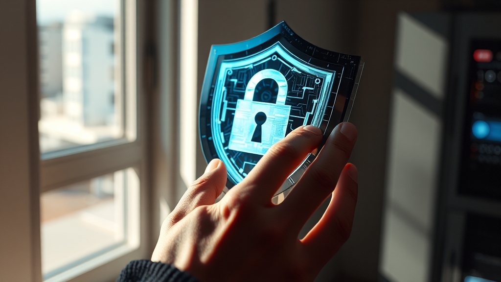 유심 해킹과 서비스 중요성 (realistic 스타일)