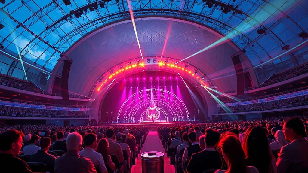 콘서트 관람 정보: 유의사항 (realistic 스타일)