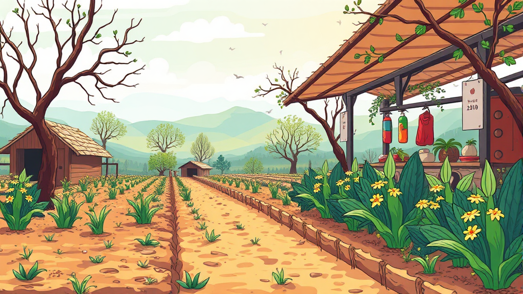 날씨 변화가 봄동 가격에 미치는 영향 (cartoon 스타일)