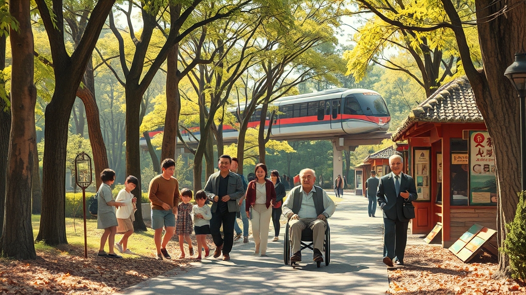 화담숲 편의시설 (realistic 스타일)