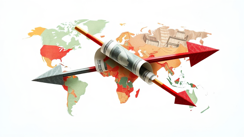 환율 변동, 왜 일어날까? (realistic 스타일)