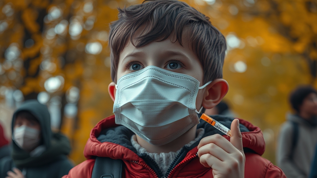 2025 독감 유행 예측 (realistic 스타일)