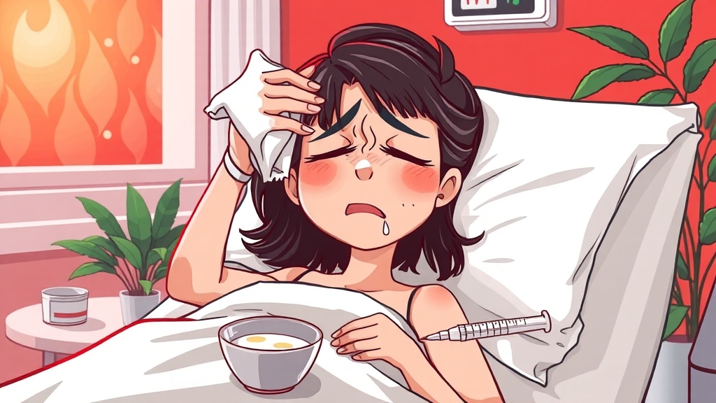 심한 생리통: 병원 가야 할까요? (cartoon 스타일)