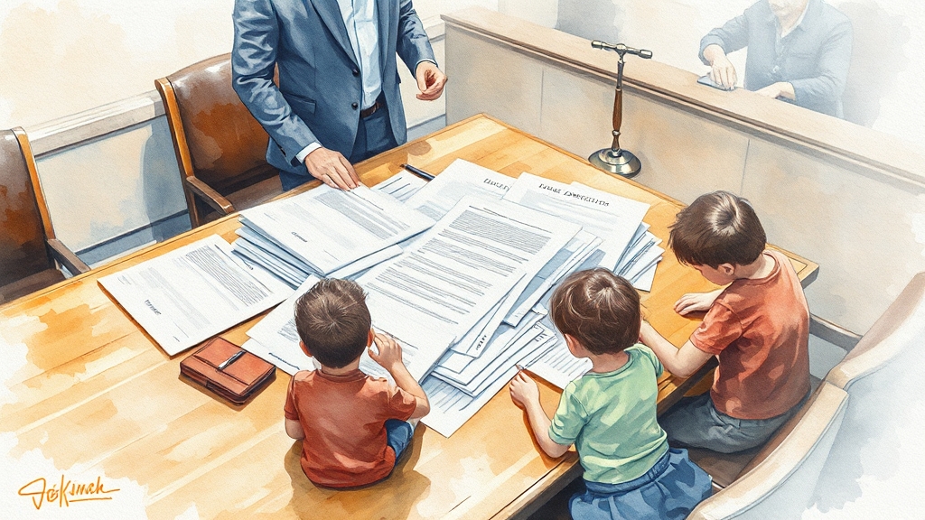 이혼 서류 작성, 이것만 주의! (watercolor 스타일)