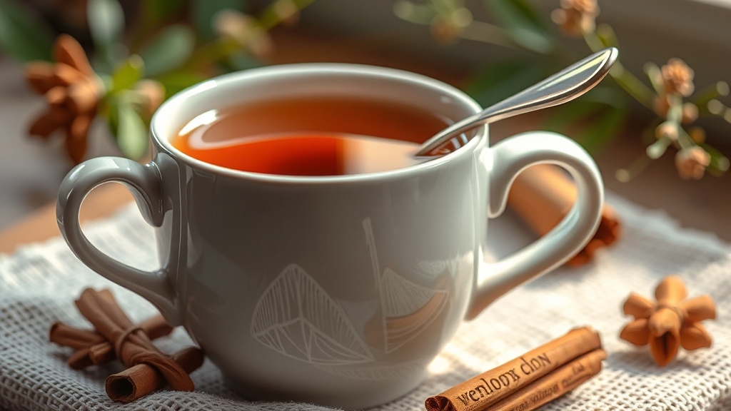 계피가루, 하루 섭취량은? (realistic 스타일)