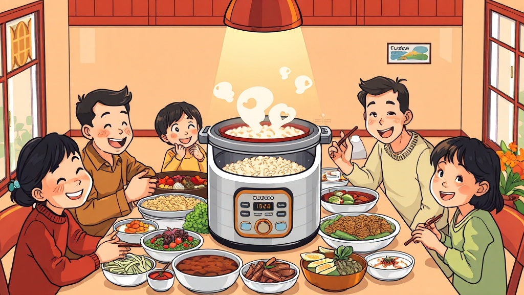 5~6인 가족에게 안성맞춤인 이유 (cartoon 스타일)