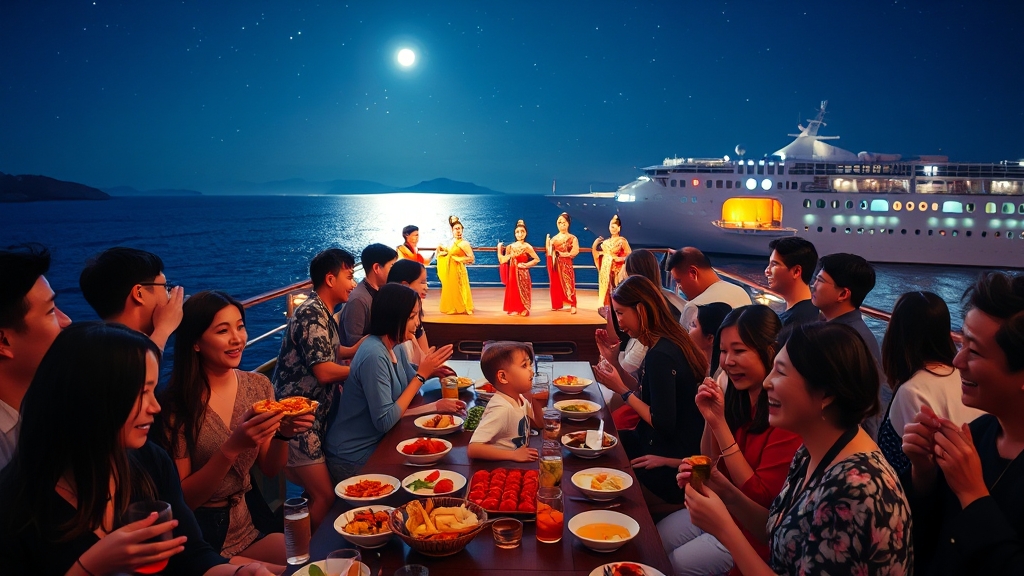 크루즈에서 즐기는 특별한 재미 (realistic 스타일)