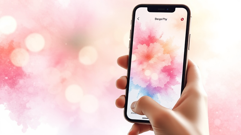 앱 설치 & 가입, 어렵지 않아요! (watercolor 스타일)