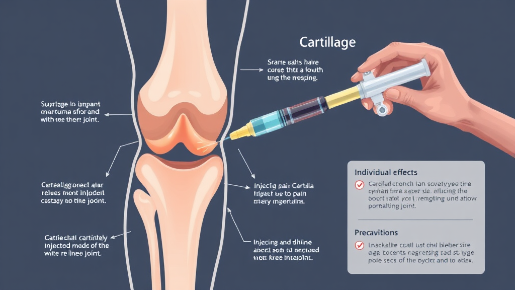 무릎 연골주사 치료, 이것만은 꼭 알아두세요! (illustration 스타일)