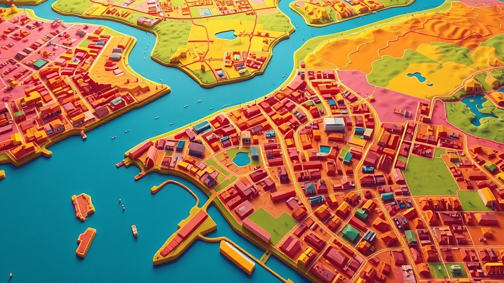 안전한 부동산 거래를 위한 지적도 활용법 (popart 스타일)