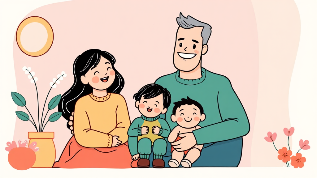 우리 가족 모두가 받을 수 있는 정부지원금, 한눈에 파악하기 (illustration 스타일)