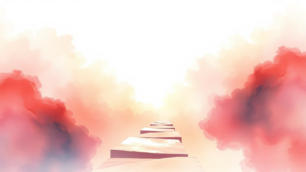 실업급여 신청 절차 안내 (watercolor 스타일)