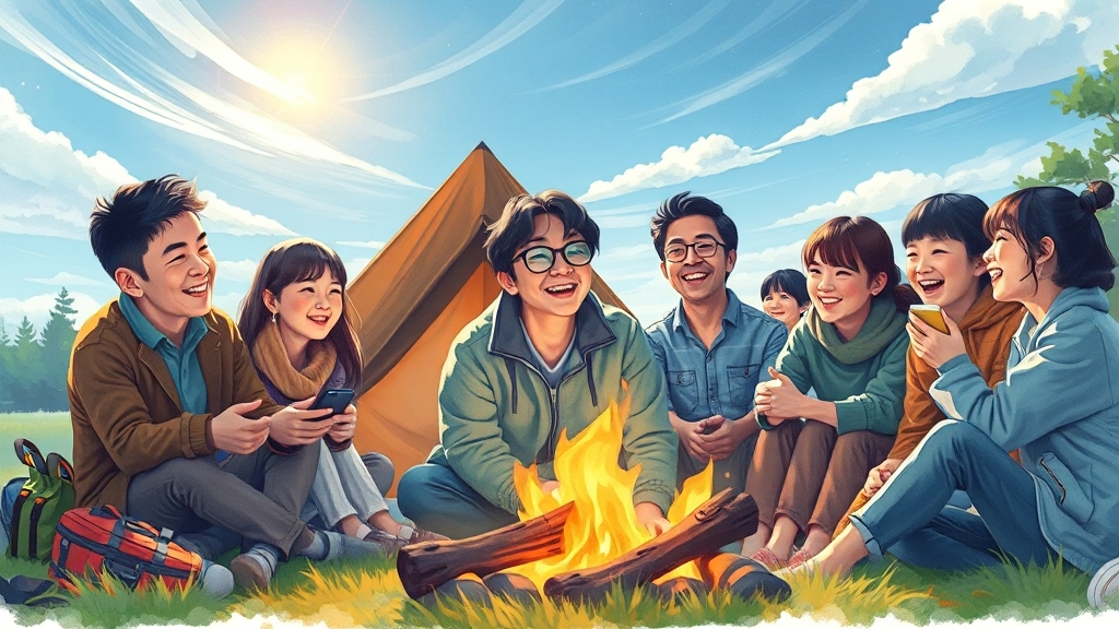 유재석 캠프 소개 (illustration 스타일)