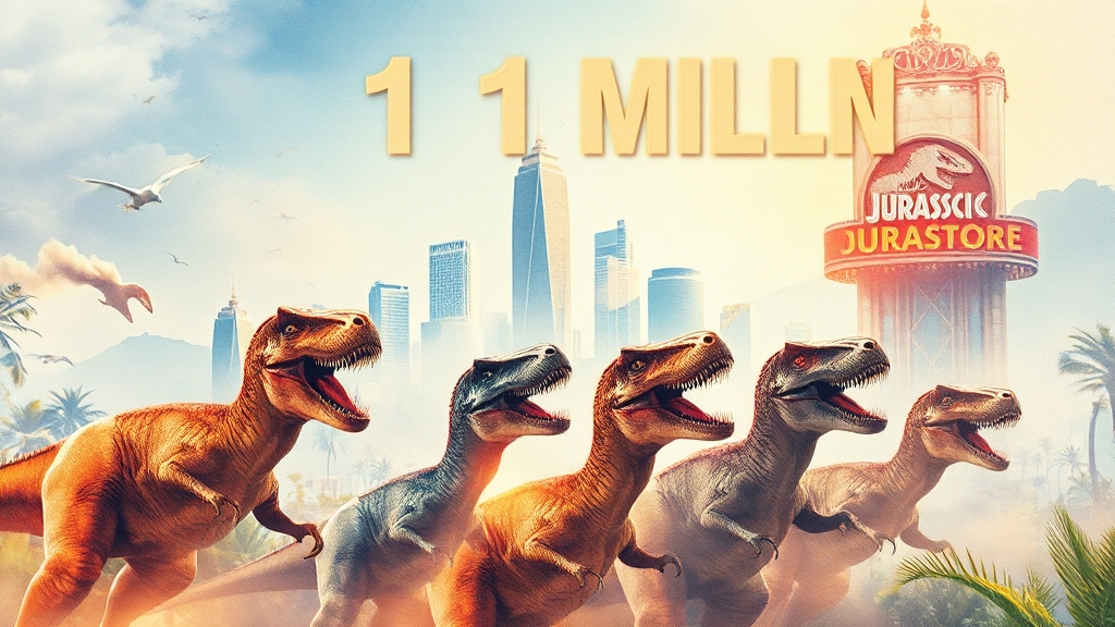 100만 돌파! 흥행 기록 (watercolor 스타일)