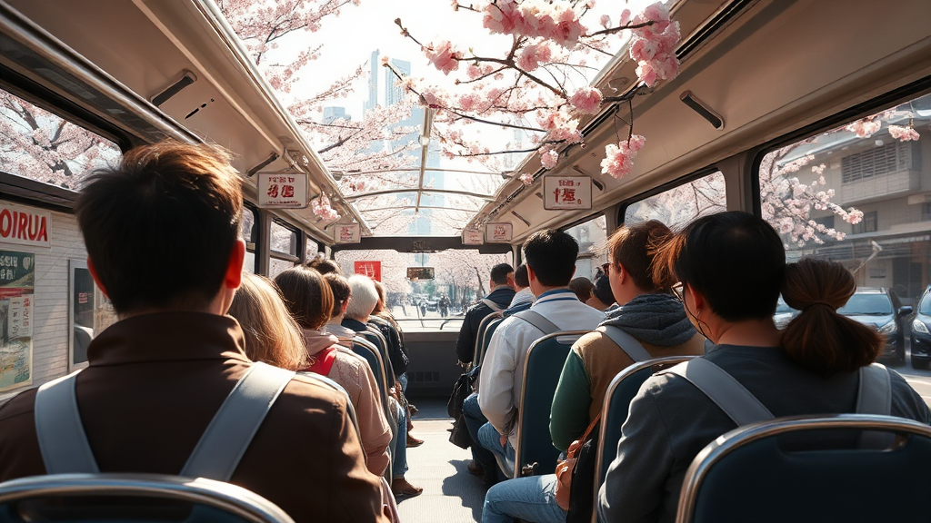 교토 버스투어, 예약부터 이용까지 꿀팁 (realistic 스타일)